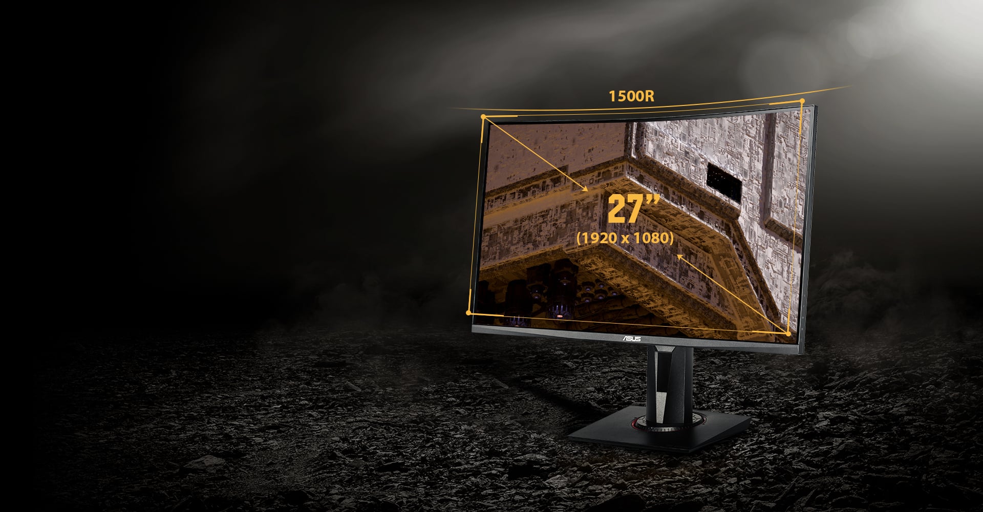 Asus TUF Gaming VG27VQ Cover View
