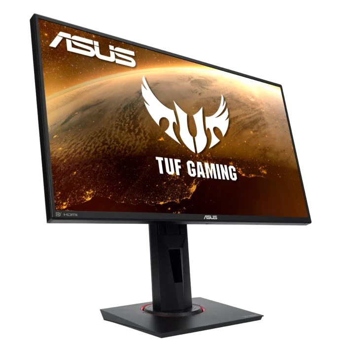 Asus TUF Gaming VG258QM Angled Front View