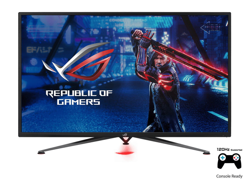 Asus ROG Strix XG438QR Flat Front View