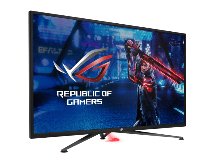 Asus ROG Strix XG438QR Angled Front View