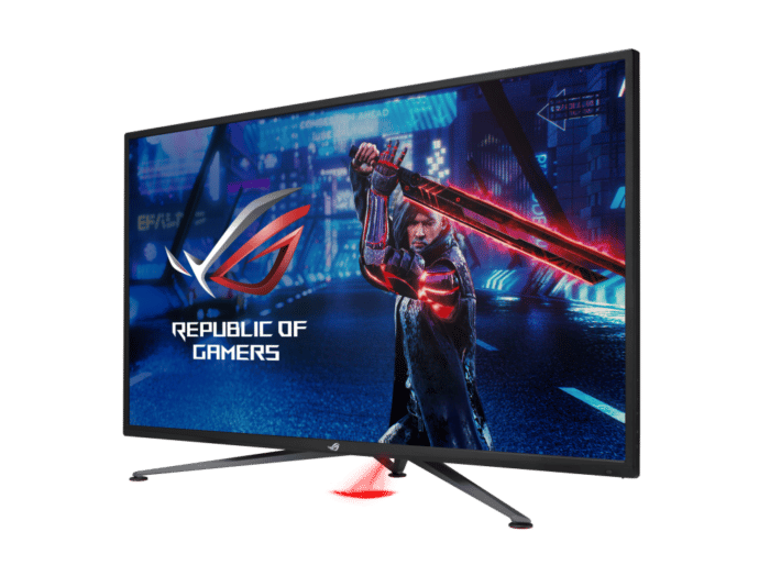 Asus ROG Strix XG438QR Angled Front View