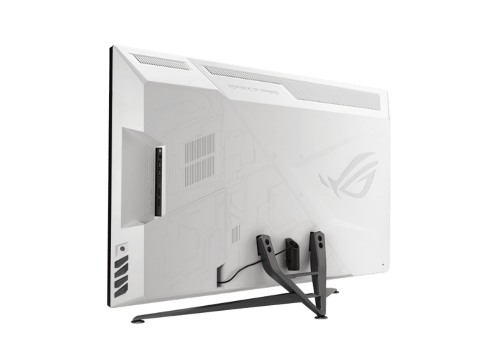Asus ROG Strix XG43UQ Angled Rear View