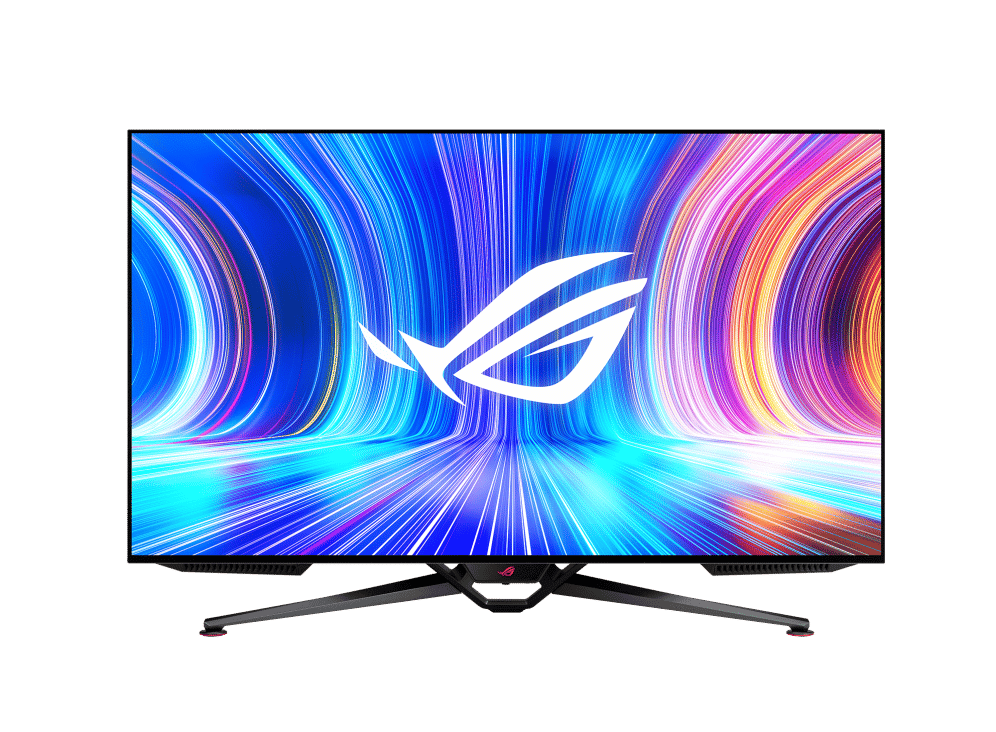 Asus ROG Swift OLED PG48UQ Flat Front View