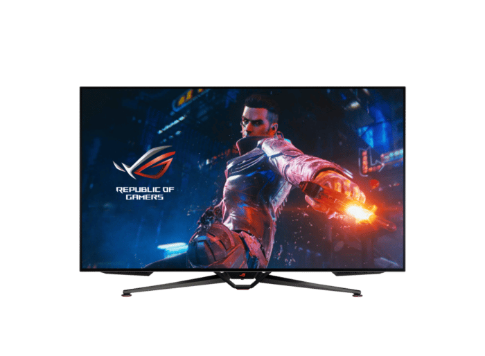 Asus ROG Swift OLED PG48UQ Flat Front View
