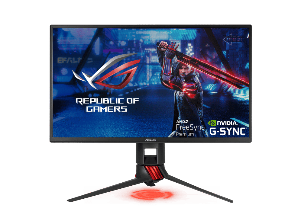 Asus ROG Strix XG258Q Flat Front View