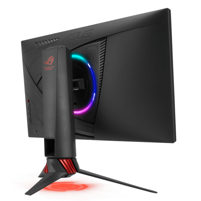Asus ROG Strix XG258Q Angled Rear View
