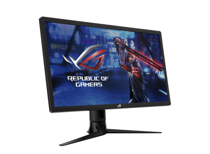 Asus ROG Strix XG27UQR Angled Front View