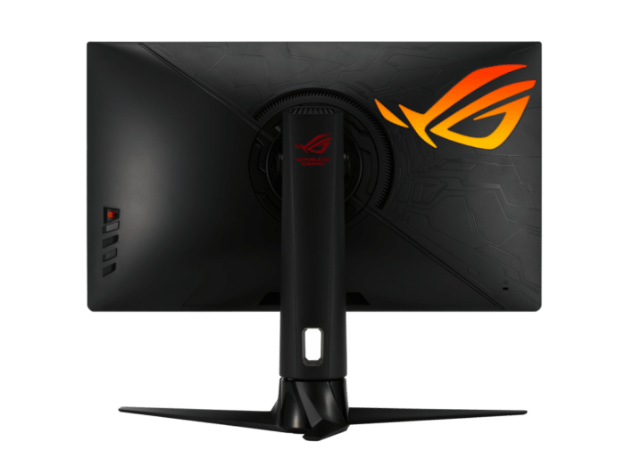 Asus ROG Strix XG27AQ Rear Flat View