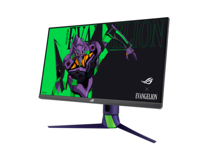 Asus ROG Strix XG27AQM EVA Edition Angled Front View