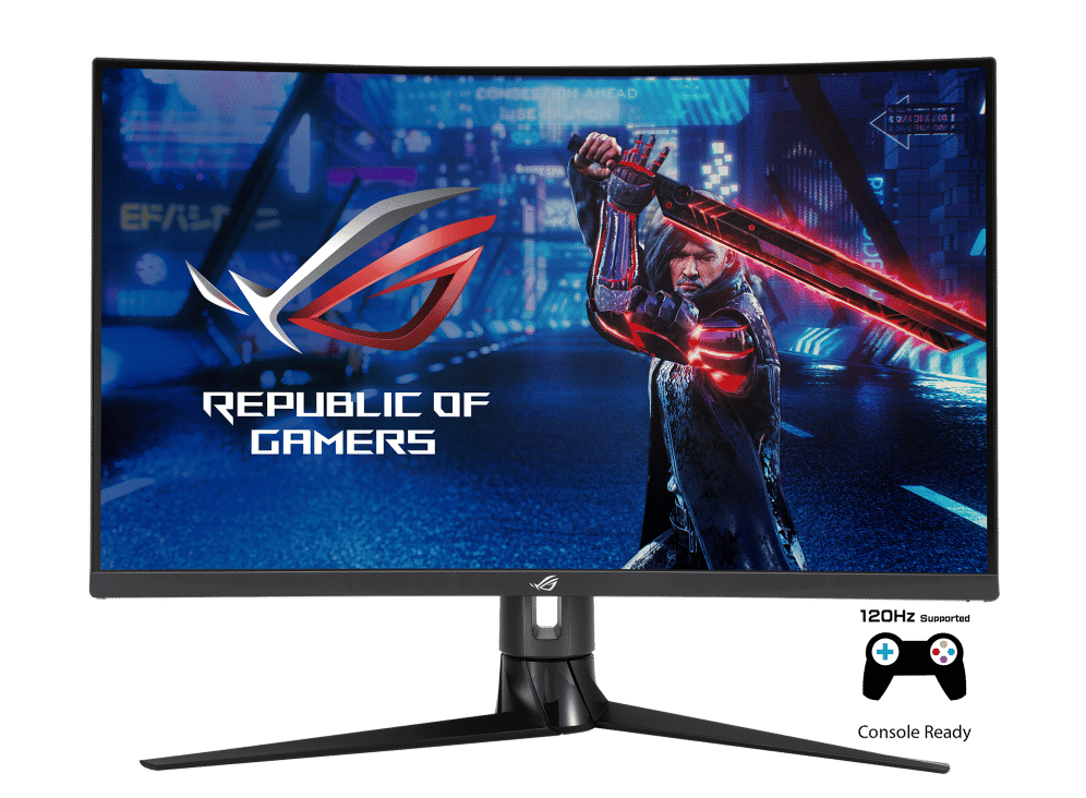 Asus ROG Strix XG32VC Flat Front View