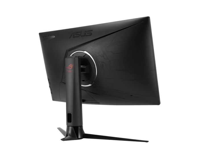 Asus ROG Strix XG32VC Angled Rear View