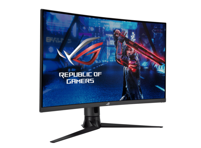 Asus ROG Strix XG32VC Angled Front View