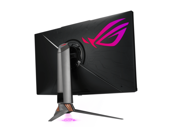 Asus ROG Swift PG32UQX Angled Rear View