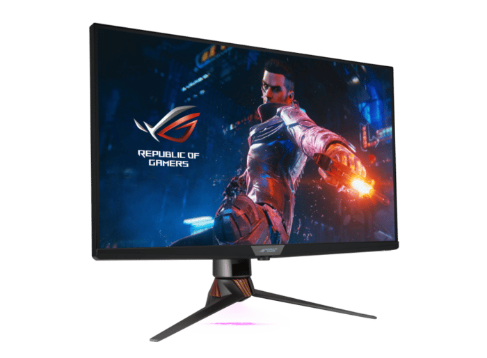 Asus ROG Swift PG32UQX Angled Front View