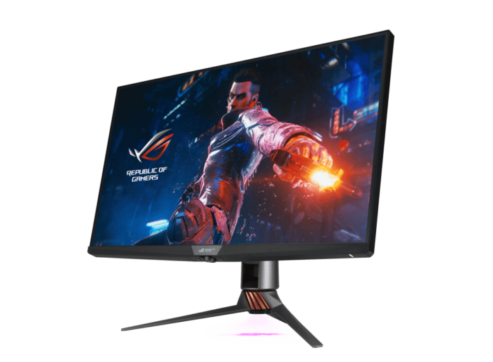 Asus ROG Swift PG32UQX Angled Front View