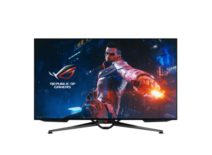 Asus ROG Swift OLED PG42UQ Flat Front View