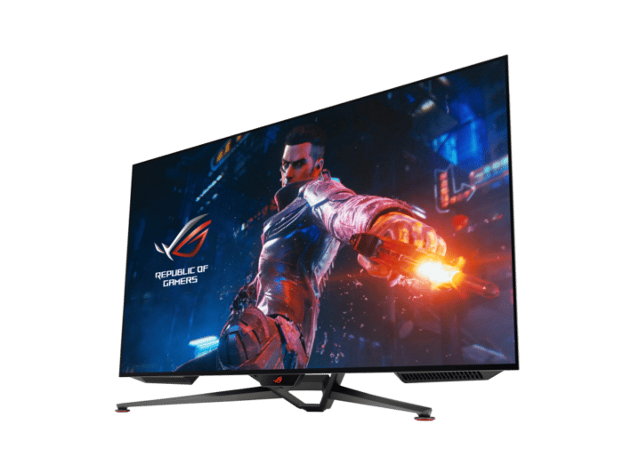 Asus ROG Swift OLED PG42UQ Angled Front View