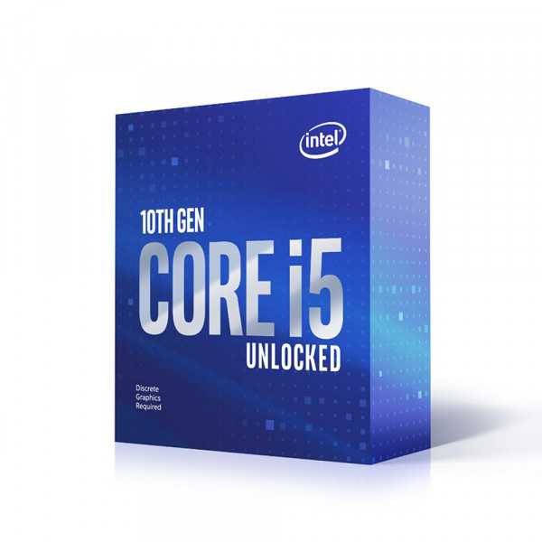 Intel Core I5-10600KF Box View