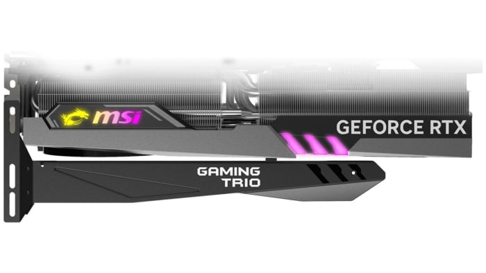 MSI NVIDIA GeForce RTX 4090 Gaming Trio Bracket View