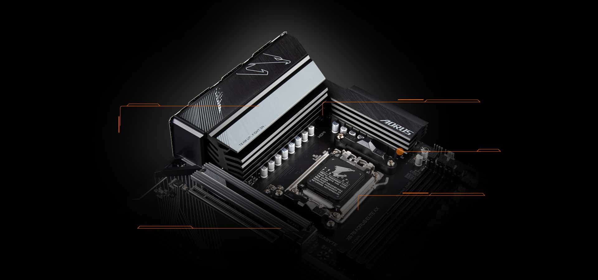 GIGABYTE X670 AORUS ELITE AX Cover View