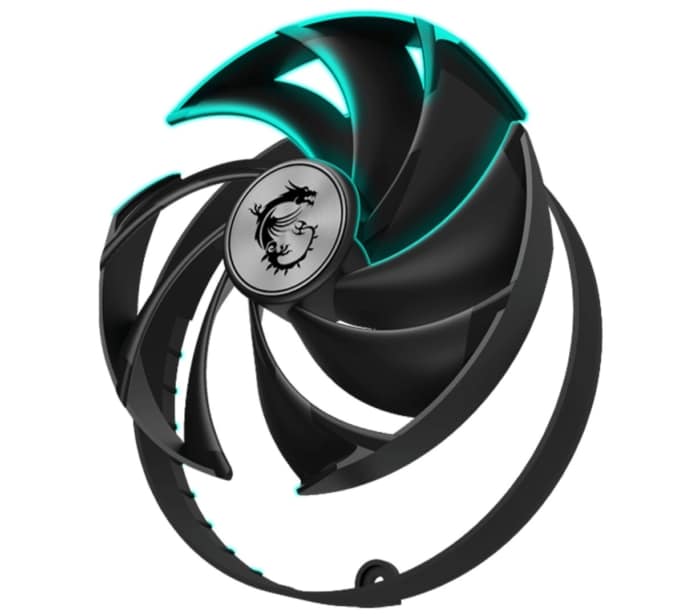 MSI NVIDIA GeForce RTX 4090 Gaming Trio Fan View