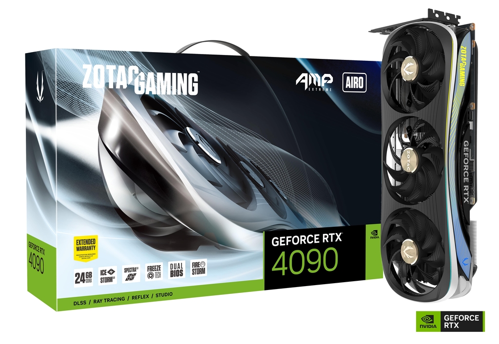 Zotac NVIDIA GeForce RTX 4090 AMP Extreme AIRO Box View