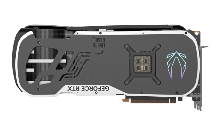 Zotac NVIDIA GeForce RTX 4090 Trinity Backplate View