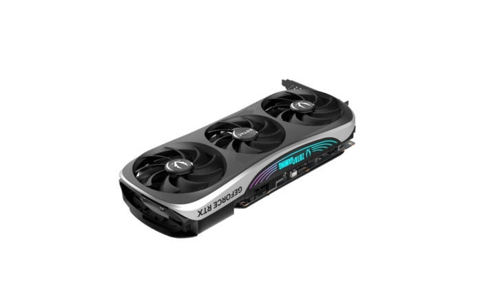 Zotac NVIDIA GeForce RTX 4090 Trinity OC Angled View