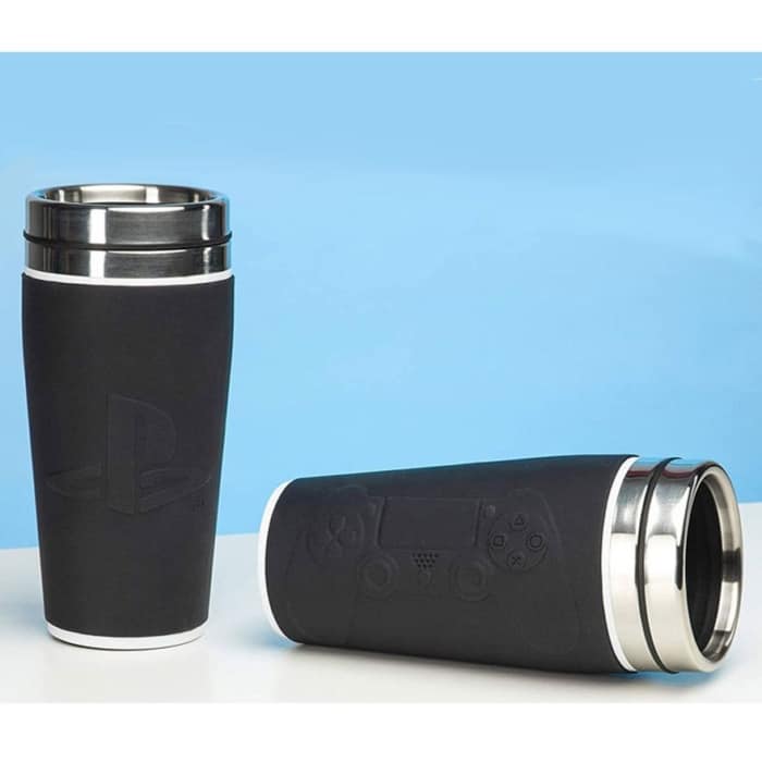 PlayStation DualShock Embossed Travel Mug Cover View