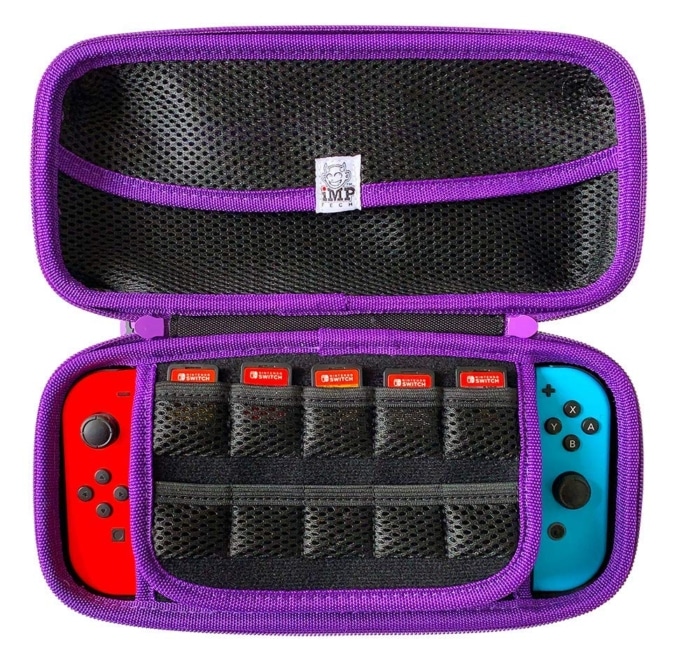 IMP Moonlight Unicorn Protective Carry & Storage Case Open Storage View