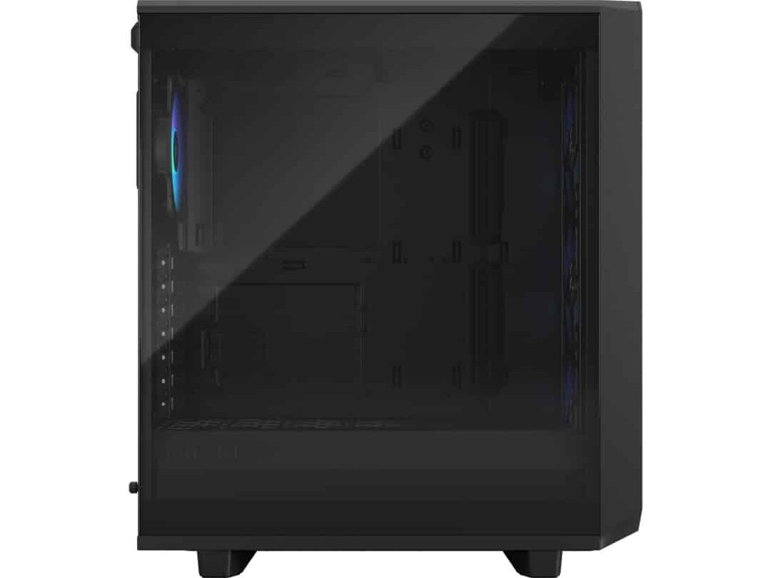 Fractal Design Meshify 2 Compact Lite RGB Black TG Side View