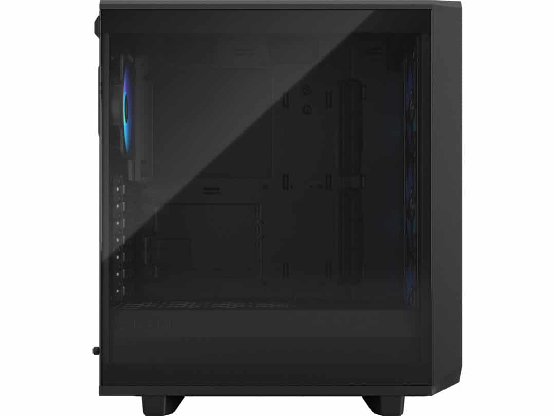 Fractal Design Meshify 2 Compact RGB Black TG Side View