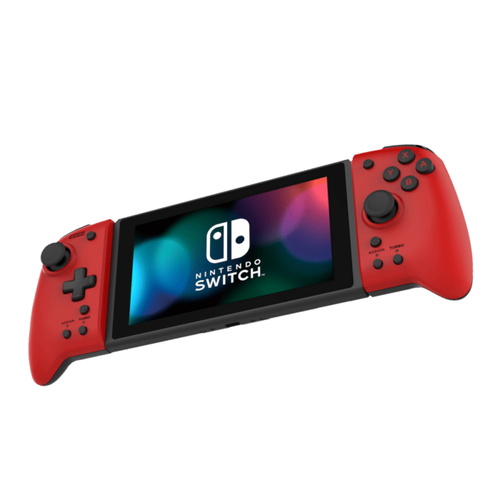 HORI Nintendo Switch Red Split Pad Pro Angled Front View