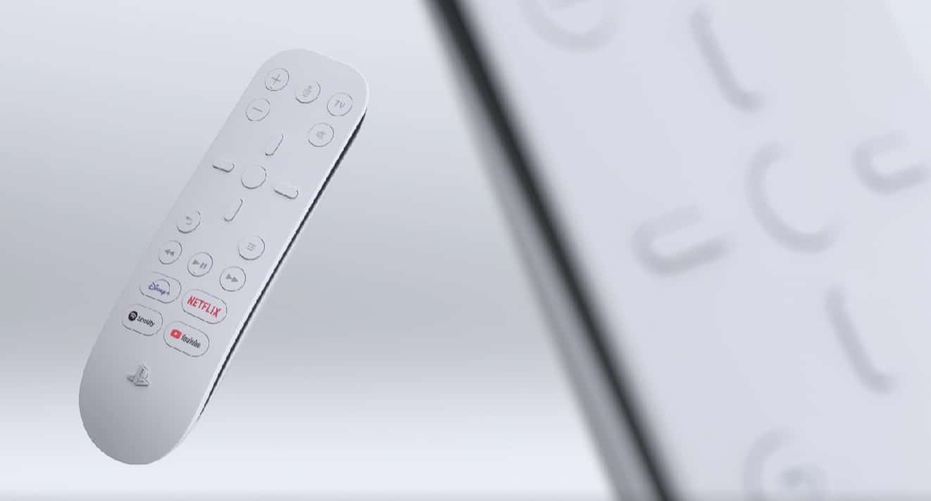 Sony PS5 Media Remote Cover View