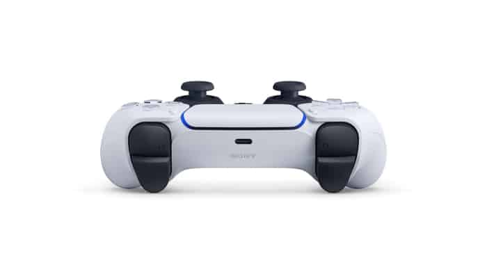 Sony PS5 White DualSense Wireless Controller + FIFA 23 + Ultimate Team DLC Rear View