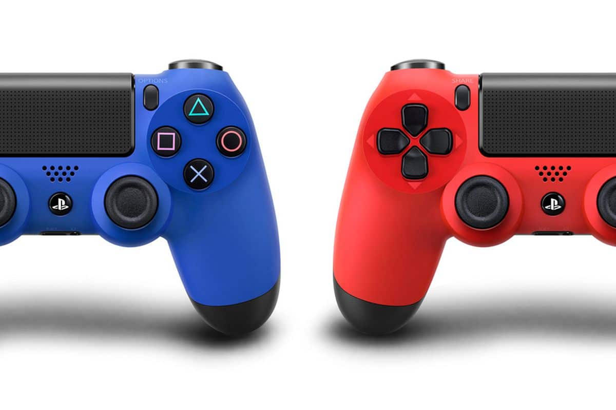 Sony PS4 Magma Red Dualshock 4 Wireless Controller Cover View