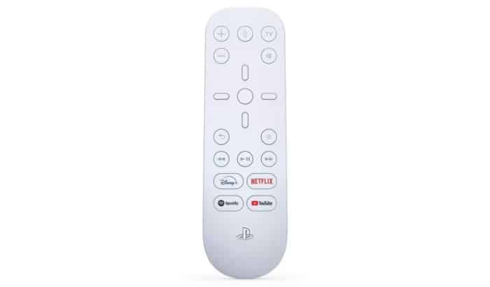 Sony PS5 Media Remote Flat Front View