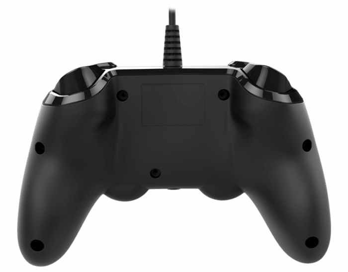 Nacon Wired Compact Controller - Orange Flat Rear View