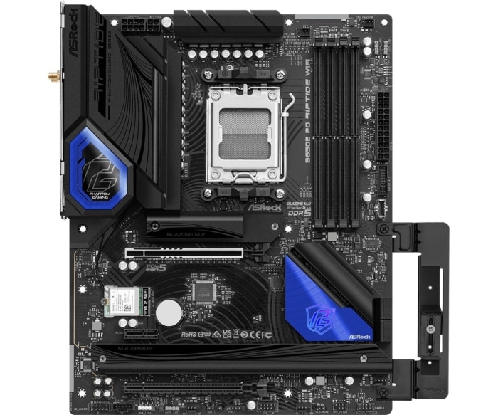 ASRock B650E PG Riptide WiFi Flat Front View