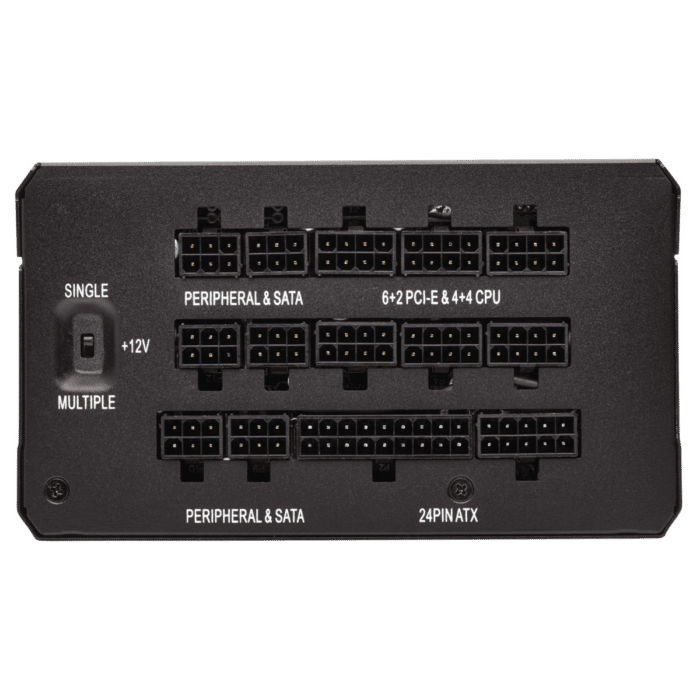 Corsair HX1200 Connectors View