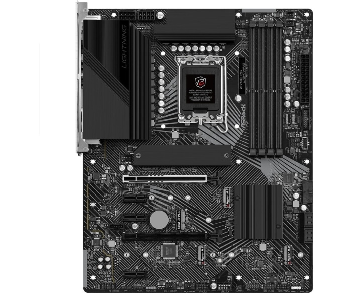 ASRock Z790 PG Lightning Flat Front View