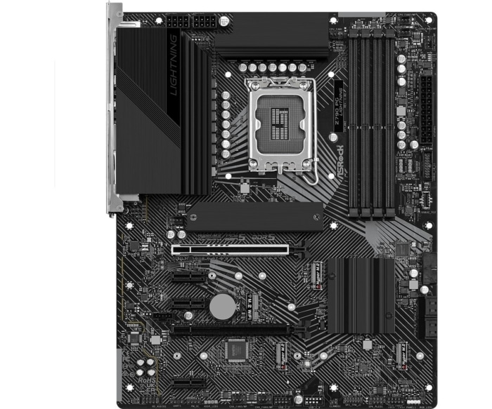 ASRock Z790 PG Lightning Flat Front View