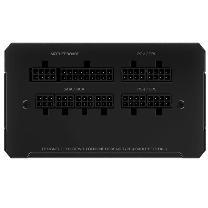 Corsair RM850e Connectors View