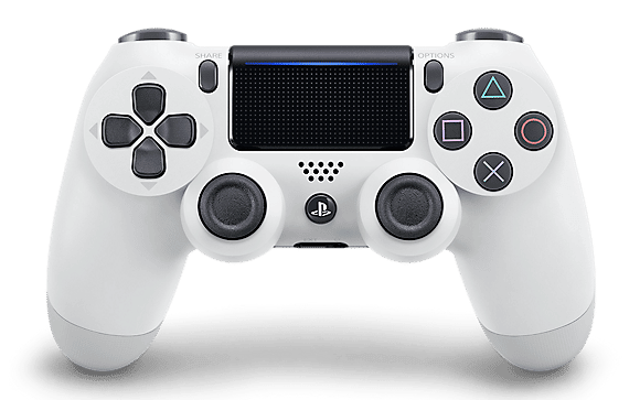 Sony PS4 Glacier White Dualshock 4 Wireless Controller Front View
