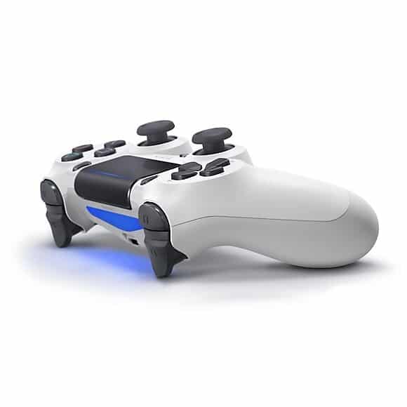 Sony PS4 Glacier White Dualshock 4 Wireless Controller Side View