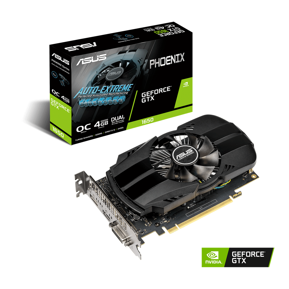 ASUS Phoenix NVIDIA GeForce GTX 1650 OC Box View
