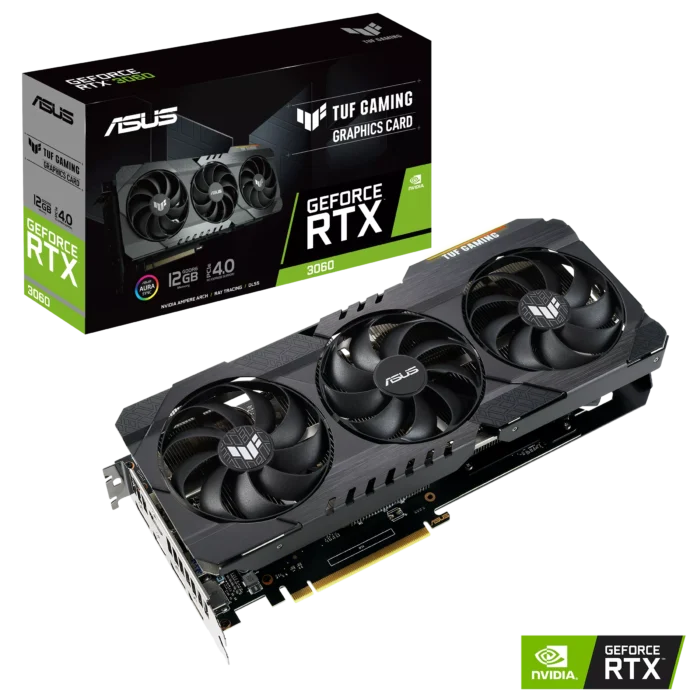 ASUS TUF Gaming NVIDIA GeForce RTX 3060 V2 Box View