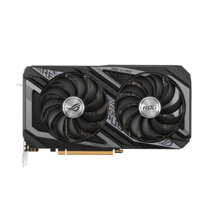 ASUS ROG Strix AMD Radeon RX 6600 XT OC Flat Front View