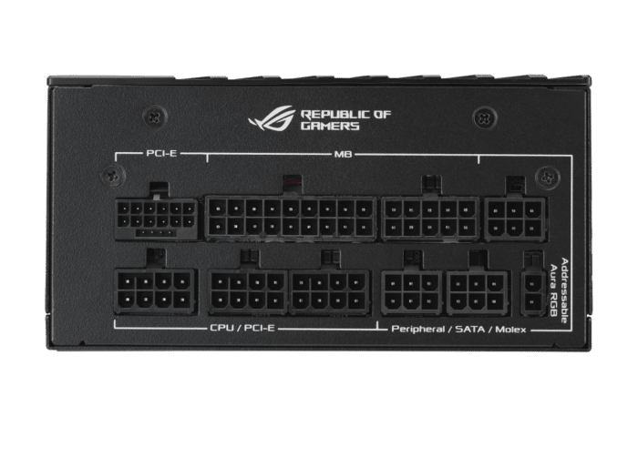 ASUS ROG Loki SFX-L 1000W Connectors View