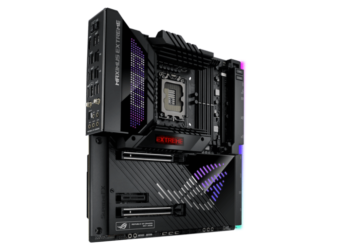 ASUS ROG Maximus Z790 Extreme Angled Front View